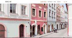 Desktop Screenshot of hotel100.cz